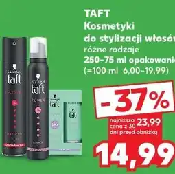 Kaufland Taft Kosmetyki do stylizacji włosów różne rodzaje oferta