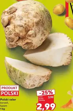 Kaufland Polski seler korzeń luzem oferta