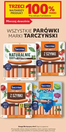 Kaufland Wszystkie parówki marki Tarczyński oferta