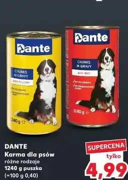 Kaufland Dante Karma dla psów w puszce oferta