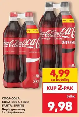 Kaufland Napój gazowany Coca-Cola, Coca-Cola Zero, Fanta, Sprite oferta