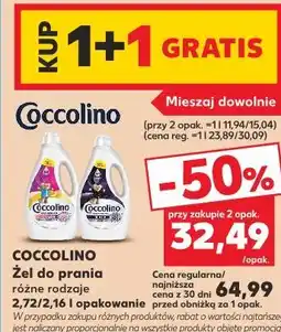 Kaufland COCCOLINO Żel do prania różne rodzaje oferta
