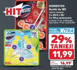 Kaufland DOMESTOS Kostki do WC różne rodzaje oferta