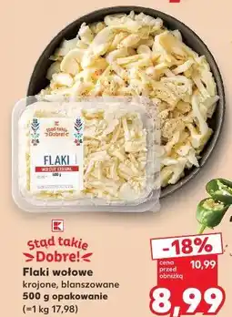 Kaufland Flaki wołowe krojone, blanszowane Stąd takie Dobre! oferta