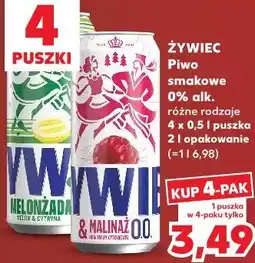 Kaufland Żywiec Piwo smakowe 0% alk oferta