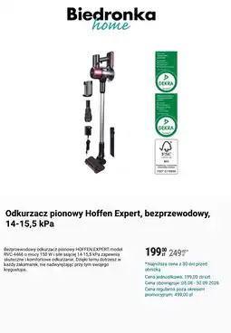 Biedronka Odkurzacz pionowy Hoffen Expert oferta