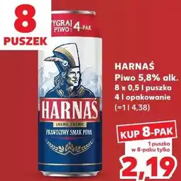 Kaufland Harnaś Piwo jasne pełne oferta