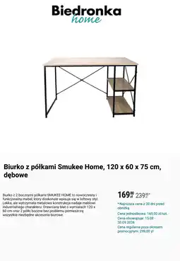 Biedronka Biurko z półkami Smukee Home oferta