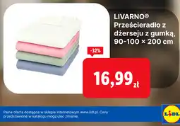 Lidl Prześcieradło z dżerseju z gumką oferta