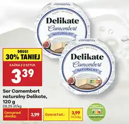 Biedronka Ser Camembert naturalny Delikate oferta