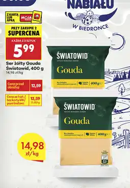 Biedronka Ser żółty Gouda Światowid oferta