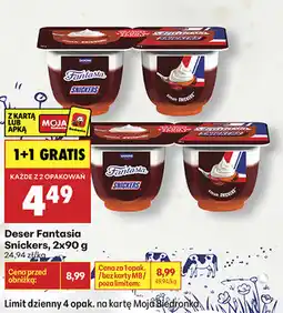 Biedronka Deser Fantasia Snickers oferta