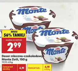 Biedronka Deser mleczno-czekoladowy Monte Zott oferta