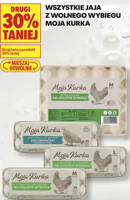 Biedronka Jaja z wolnego wybiegu Moja Kurka oferta