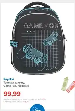 Smyk Tornister szkolny Kayokki Game Pad niebieski oferta