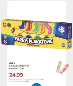 Smyk Farby plakatowe Astra 12 kolorów oferta