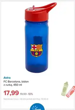 Smyk Bidon z rurką Astra FC Barcelona oferta