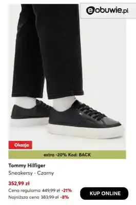Sneakersy Tommy Hilfiger czarne