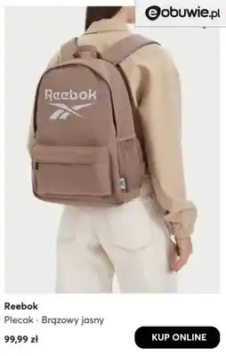 Plecak Reebok brązowy jasny