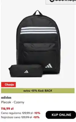 eobuwie Plecak Adidas czarny oferta