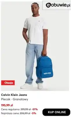 Plecak Calvin Klein Jeans granatowy