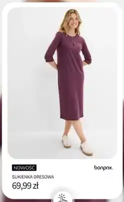 BonPrix Sukienka dresowa bonprix oferta