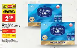 Biedronka Masło ekstra Mleczna Dolina oferta