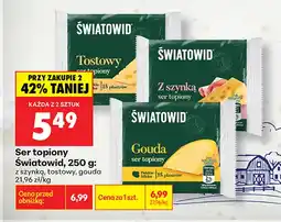 Biedronka Ser topiony gouda Światowid oferta