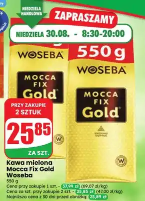 Kawa mielona Woseba Mocca Fix Gold