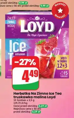 Dino Herbatka na zimno Ice Tea truskawka malina Loyd oferta