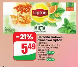 Dino Herbata ziołowo-owocowa Lipton oferta