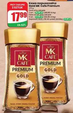 Dino Kawa rozpuszczalna Gold MK Cafe Premium oferta