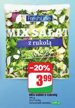 Dino Mix sałat z rukolą FreshLine oferta