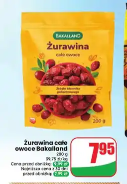 Dino Żurawina całe owoce Bakalland oferta