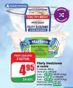 Dino Filety śledziowe w sosie śmietanowym Marinus oferta