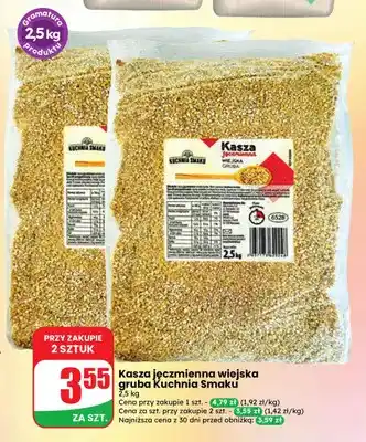 Kasza jęczmienna wiejska gruba Kuchnia Smaku
