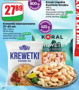 Dino Krewetki blanszowane 31-40 szt oferta