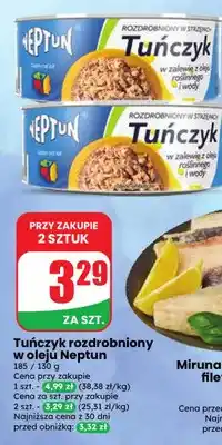 Dino Tuńczyk rozdrobniony w oleju Neptun oferta