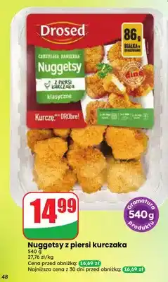 Dino Nuggetsy z piersi kurczaka Drosed oferta
