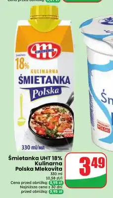 Dino Śmietanka UHT kulinarna polska Mlekovita 18% oferta