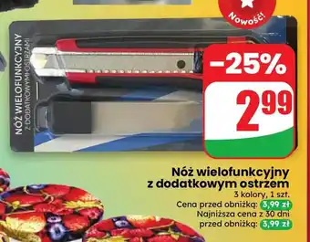 Nóż wielofunkcyjny z dodatkowym ostrzem