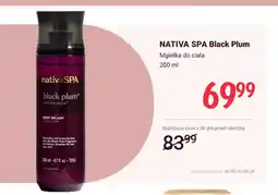 Rossmann Mgiełka do ciała Nativa SPA Black Plum oferta