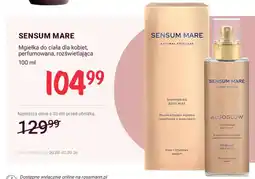 Rossmann Mgiełka do ciała dla kobiet perfumowana rozświetlająca Sensum Mare oferta