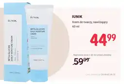Rossmann Krem do twarzy nawilżający IUNIK oferta