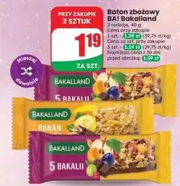 Dino Baton zbożowy BA! BAKALLAND oferta