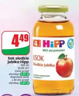 Dino Sok slodkie jablka Hipp oferta