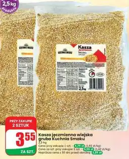 Dino Kasza jęczmienna wiejska gruba Kuchnia Smaku oferta