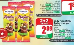 Dino Lody na patyku Bajka mango Nordis oferta