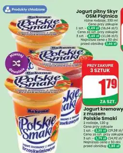 Dino Jogurt kremowy z musem Polskie Smaki oferta