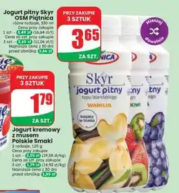 Dino Jogurt pitny Skyr OSM Piątnica oferta